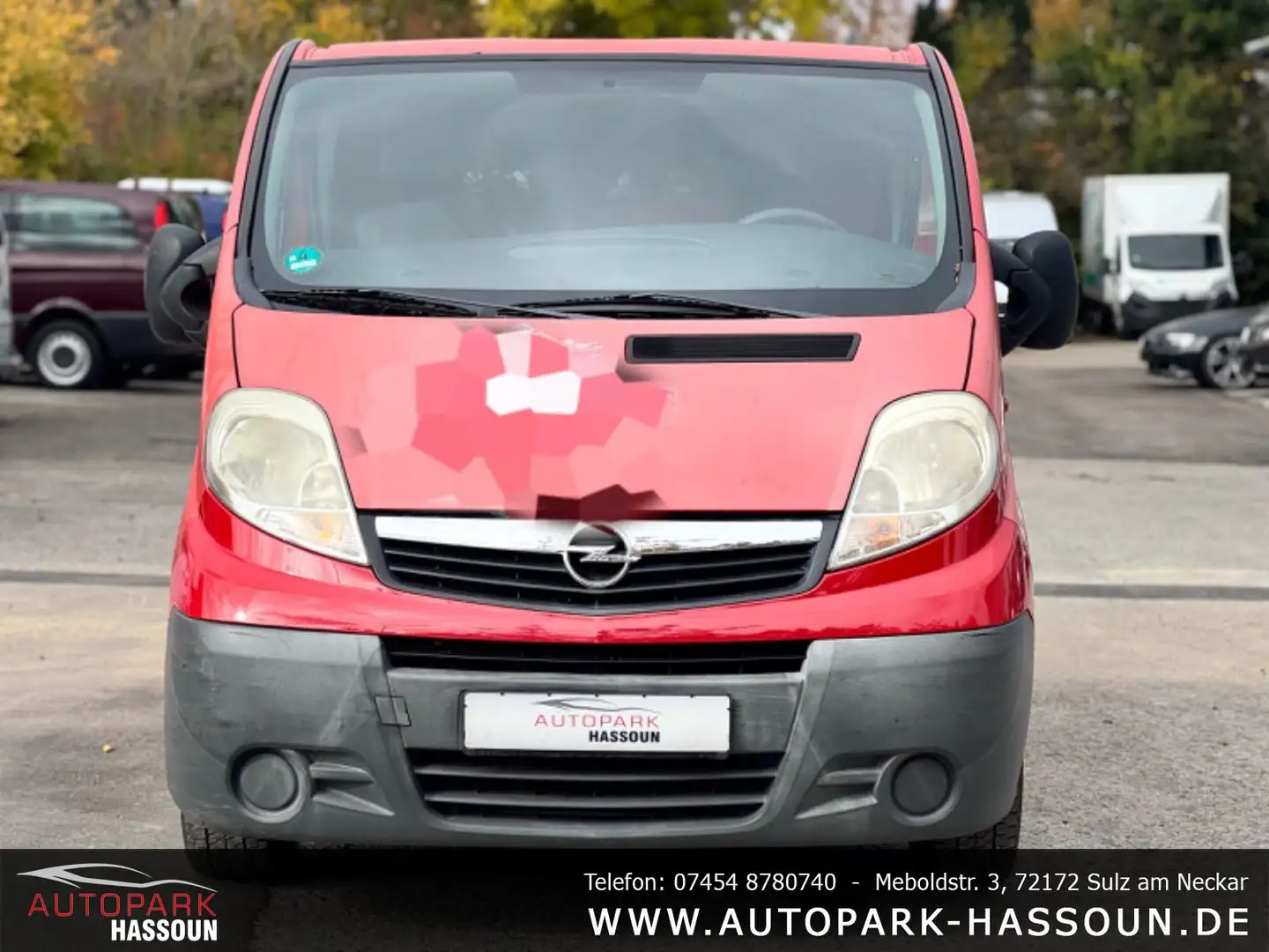 Opel Vivaro Kasten Kasten L1H1 2,7t AHK 3-Sitz. 2.Hand Rot - 2