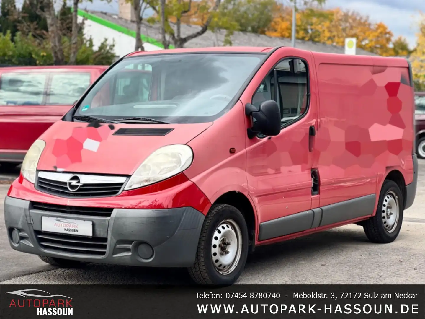Opel Vivaro Kasten Kasten L1H1 2,7t AHK 3-Sitz. 2.Hand Rot - 1