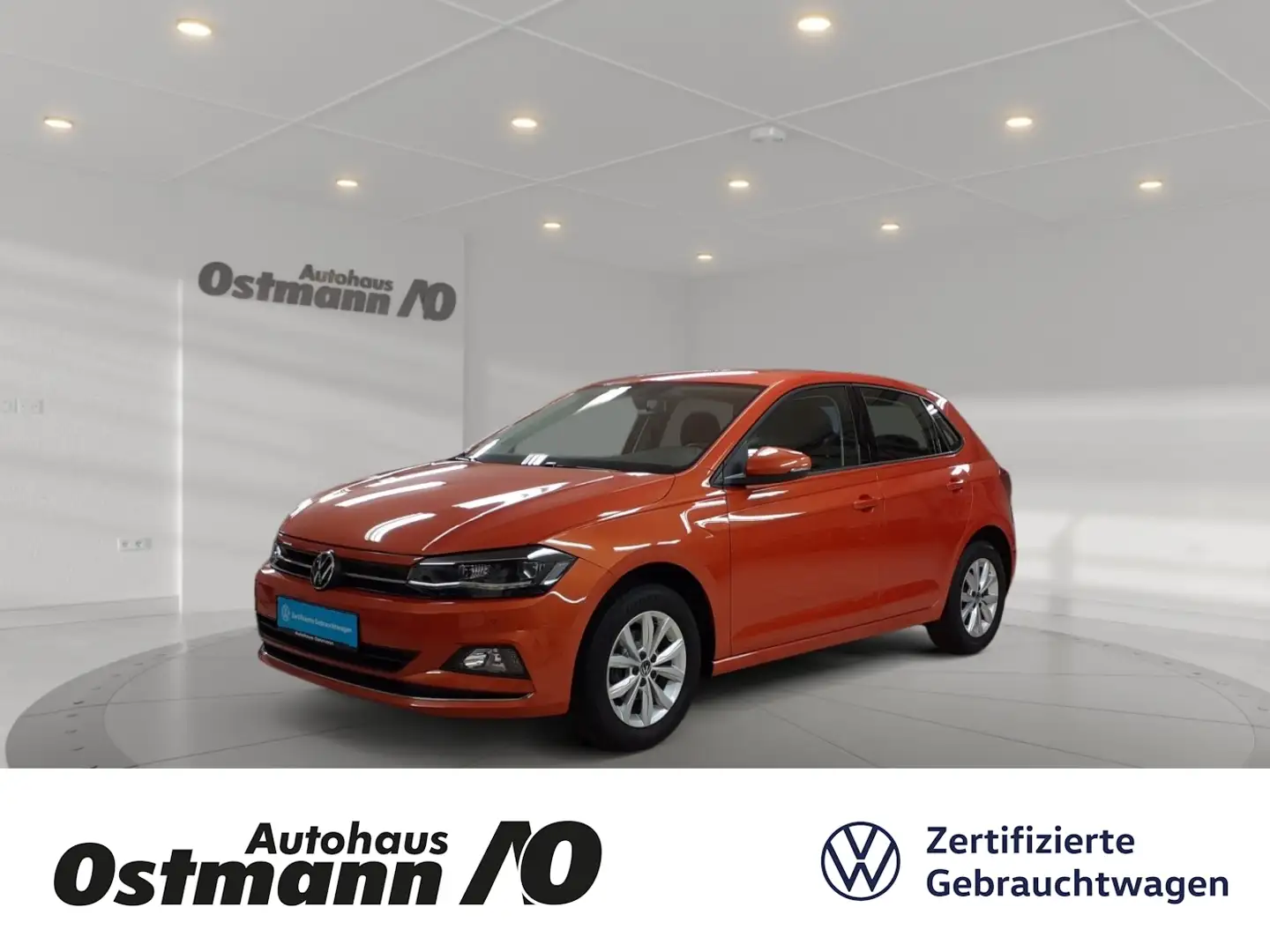 Volkswagen Polo VI 1.0TSI Highline *LM-Felgen*LED*Sitzh* Orange - 1