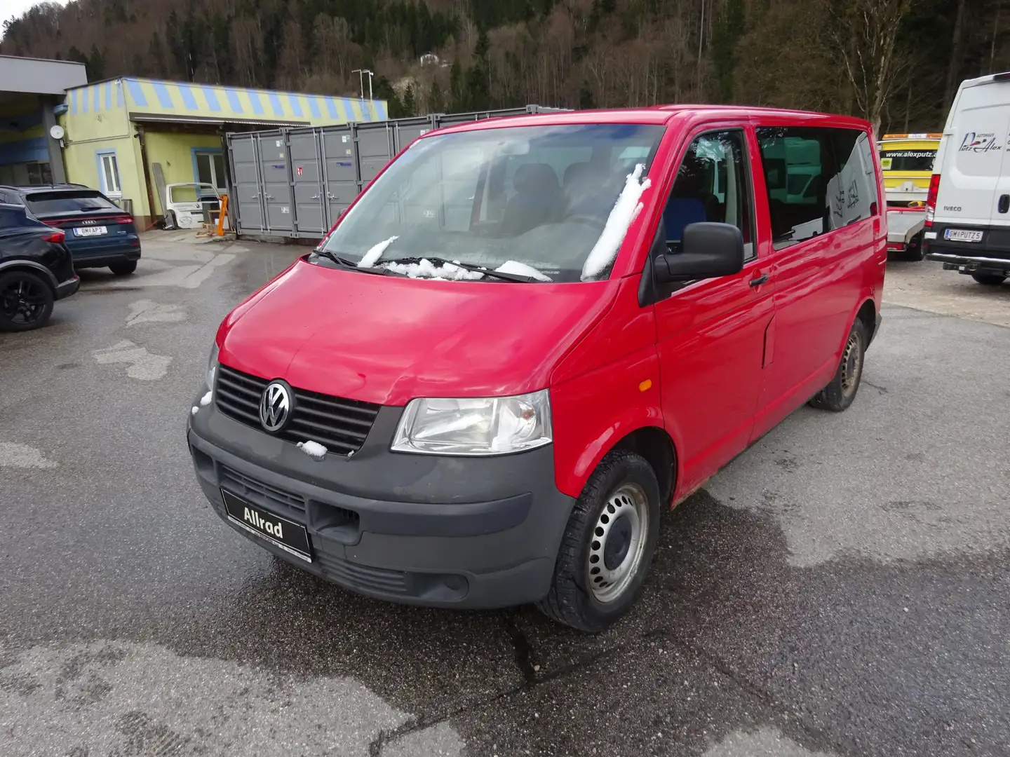 Volkswagen T5 Kombi 2,5 TDI 4motion Czerwony - 1