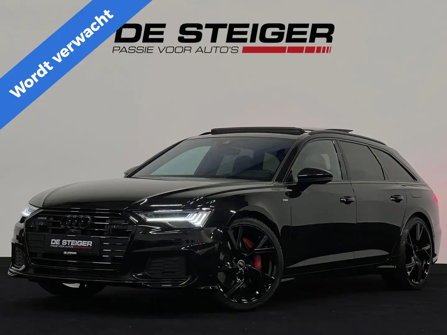 Audi A6 Avant 55 TFSI e quattro S6 Competition ACC Pano 36 Zwart - 1