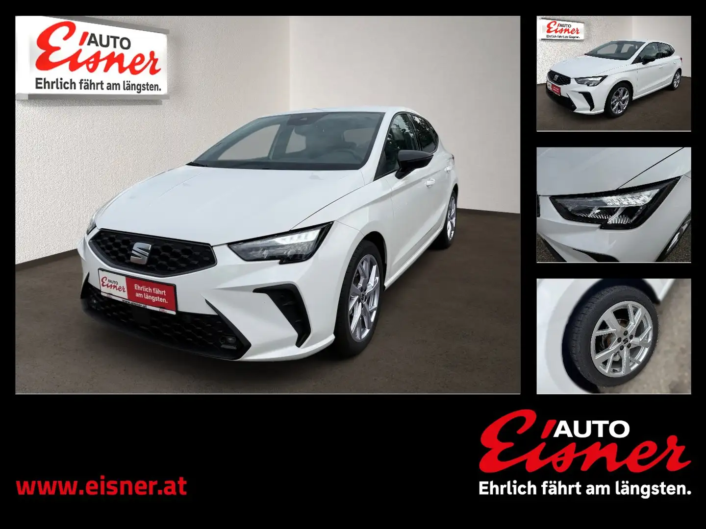 SEAT Ibiza FR 1.0 TSI 95PS 2xKlima DynLicht Kam. Weiß - 1
