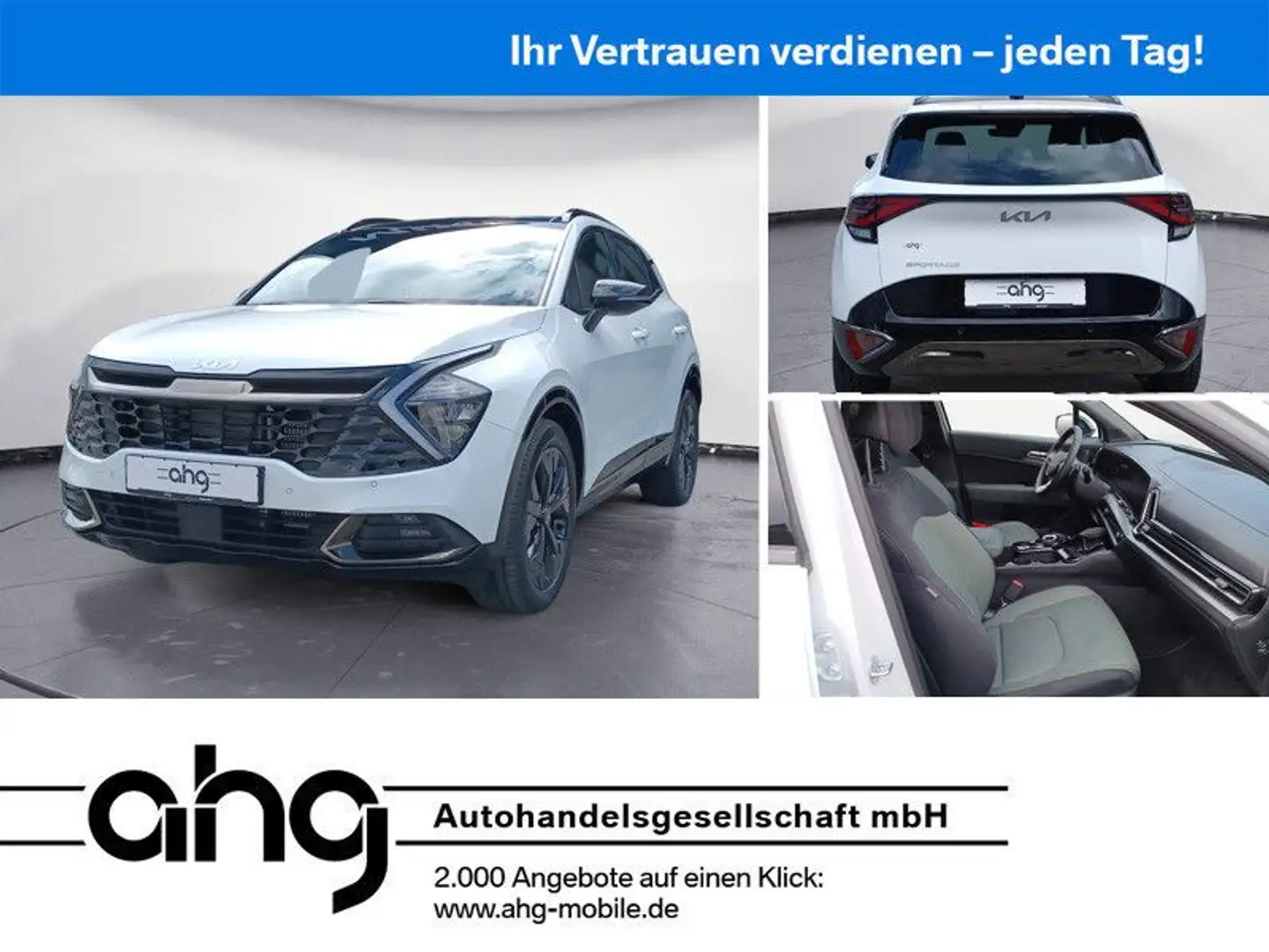 Kia Sportage 1.6 AWD Nightline STD DCT AKTION Weiß - 1