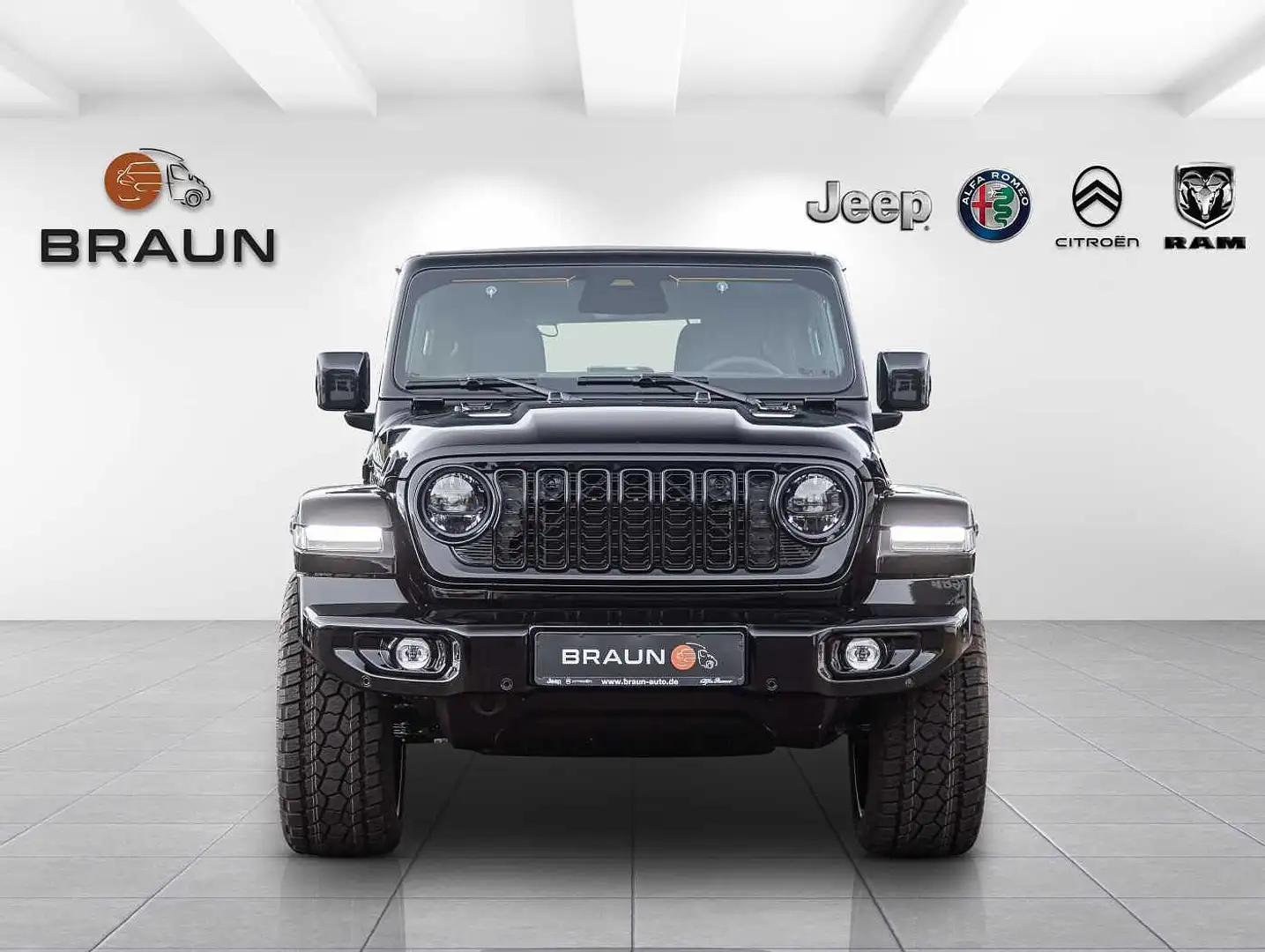 Jeep Wrangler MY24 Sahara 2.0l Sky-One BLACK EDITION Zwart - 2