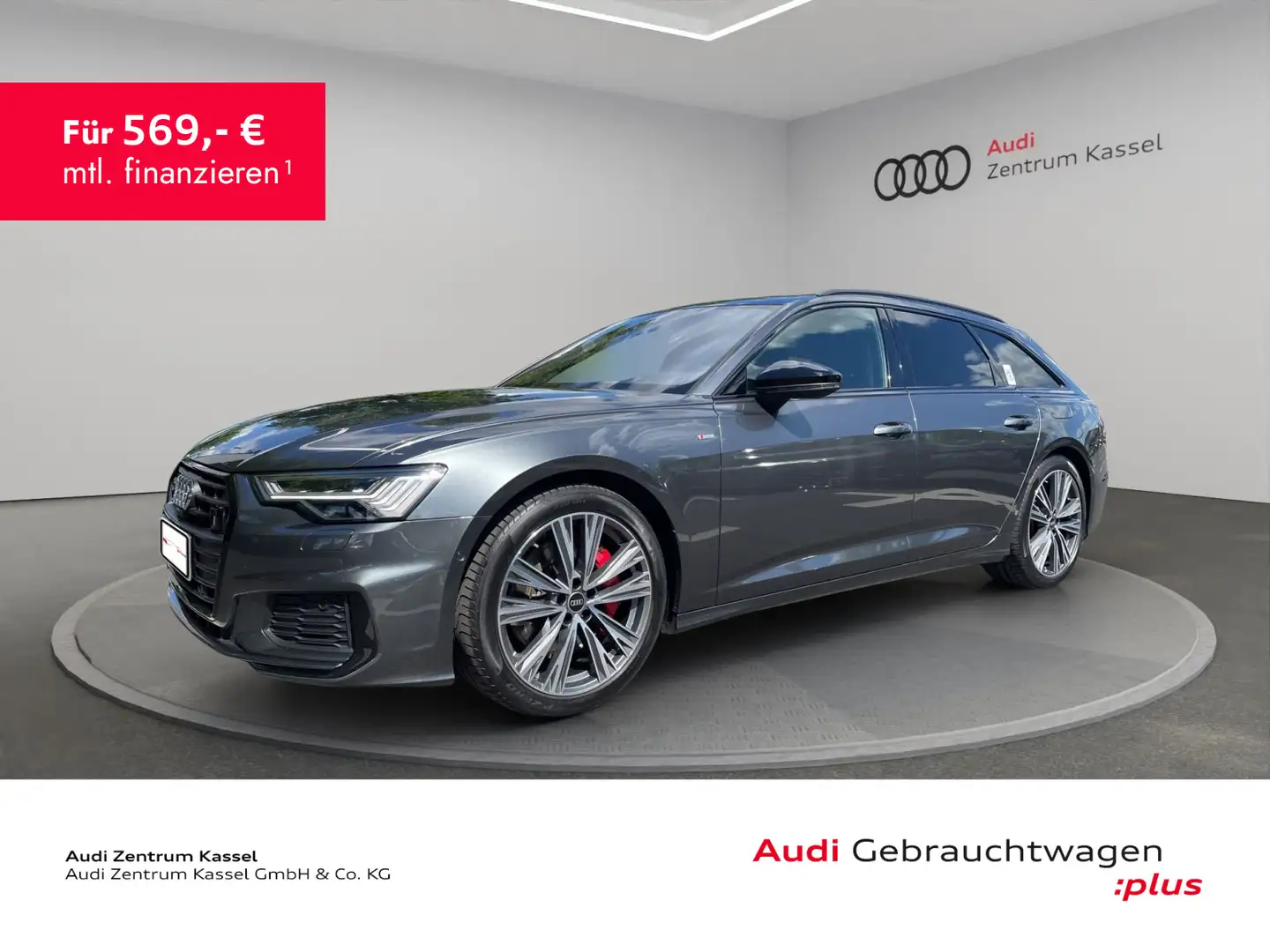Audi A6 Av. 55 TFSI e qu. S line Matrix Pano HuD AHK Grau - 1