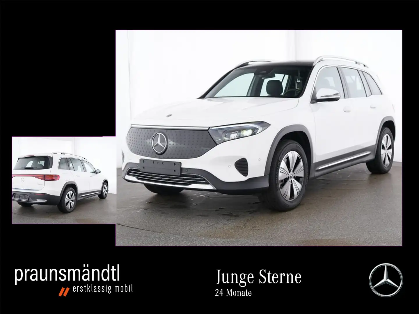 Mercedes-Benz EQB 300 4M Progressive Pano/MBUX/7Sitz/Tot/elHek Weiß - 1