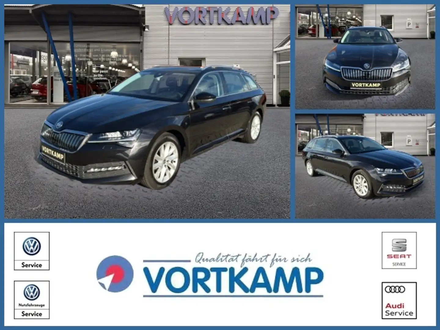 Skoda Superb Combi Style iV 360/Kessy/ACC/VirtualCock Negro - 1
