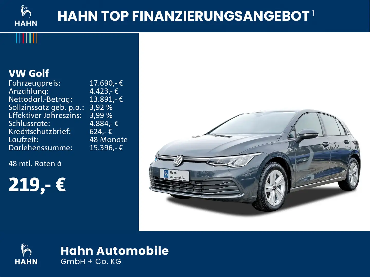 Volkswagen Golf VIII 1.0TSI Life ACC AppConnect Navi Massag Gris - 2