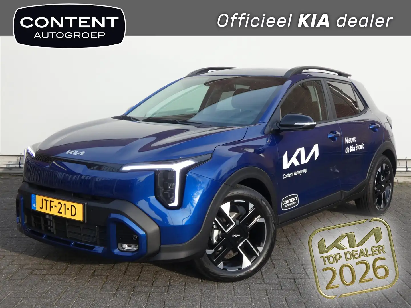 Kia Stonic New 1.0 T-GDi MHEV 115pk GT-Line Bleu - 1