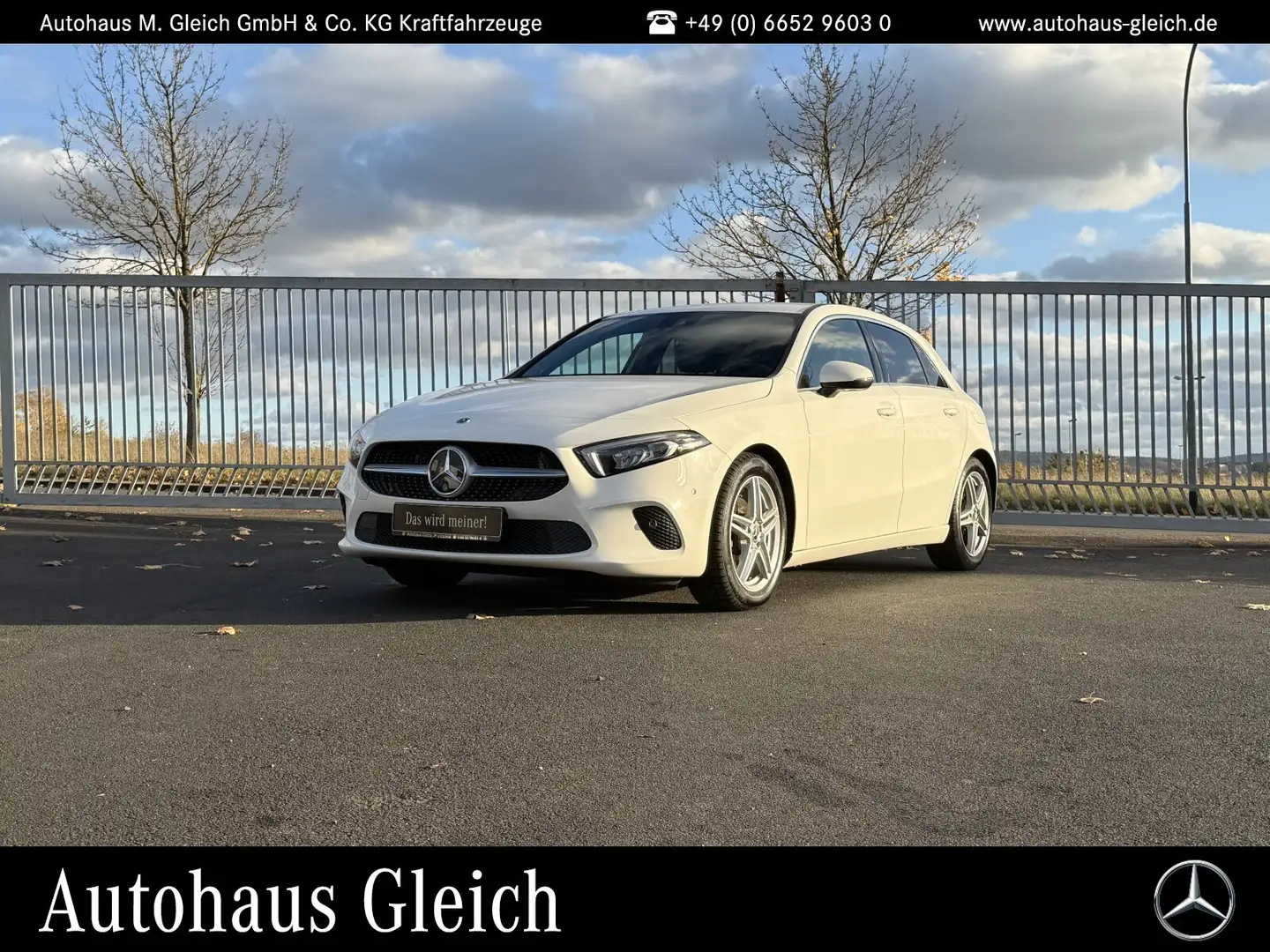 Mercedes-Benz A 180 A 180 Progressive (EURO 6d-TEMP) Navi/Klima/LED Blanc - 1