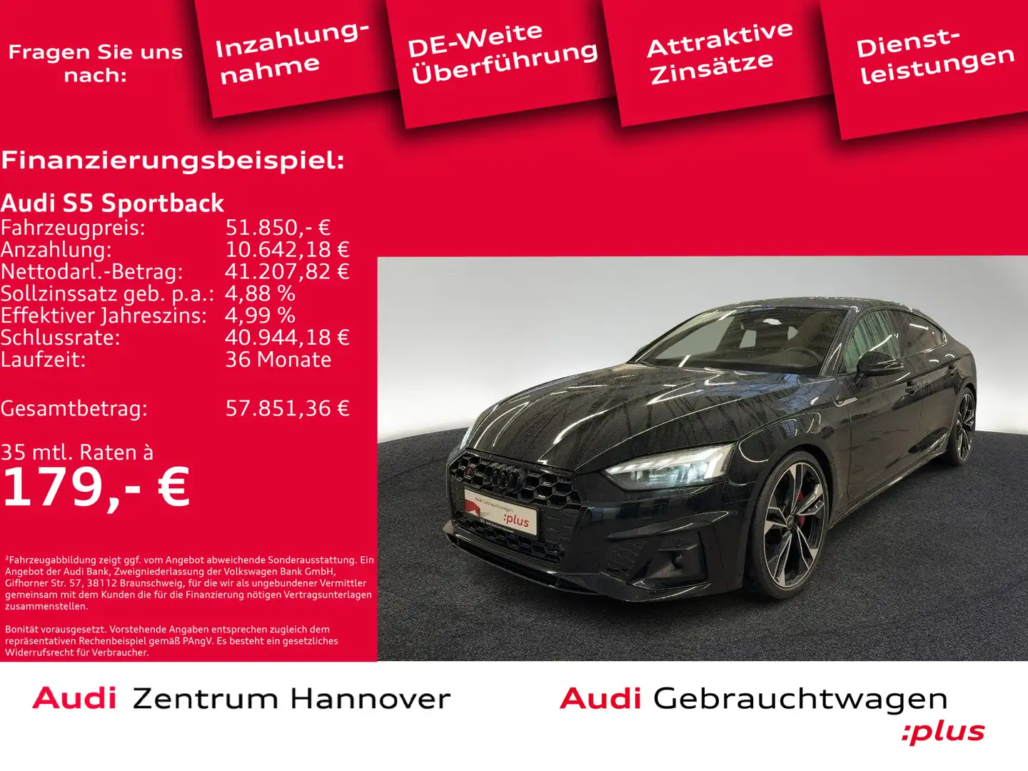 Audi S5 55 TDI quattro Matrix Kamera B&O Noir - 1