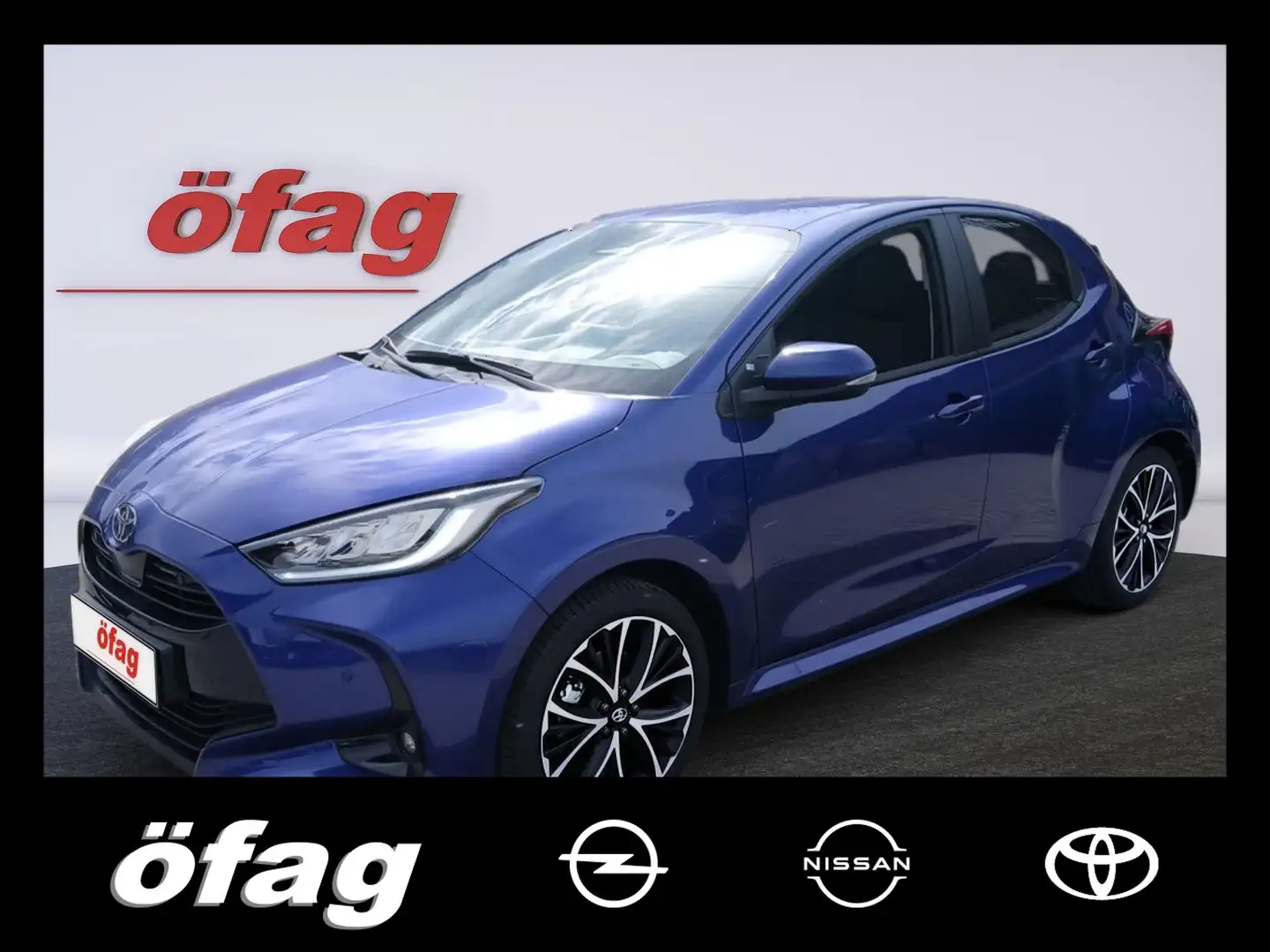 Toyota Yaris 1.5 VVT-i Hybrid Teamplayer ACC+LED+SHZ+LM Blau - 1