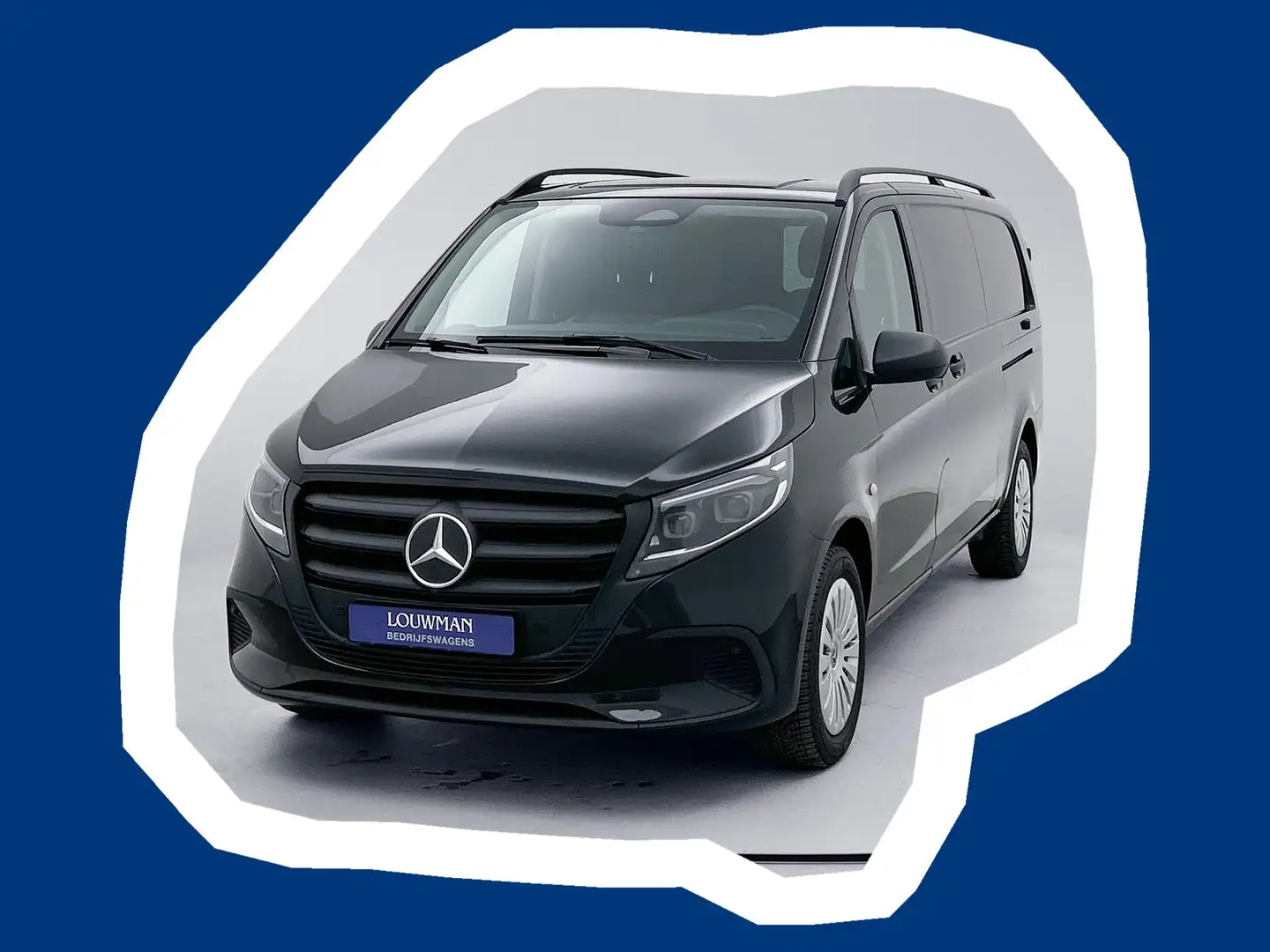 Mercedes-Benz Vito 119 CDI PRO Extra Lang Dubbele Schuifdeur Multibea Noir - 1