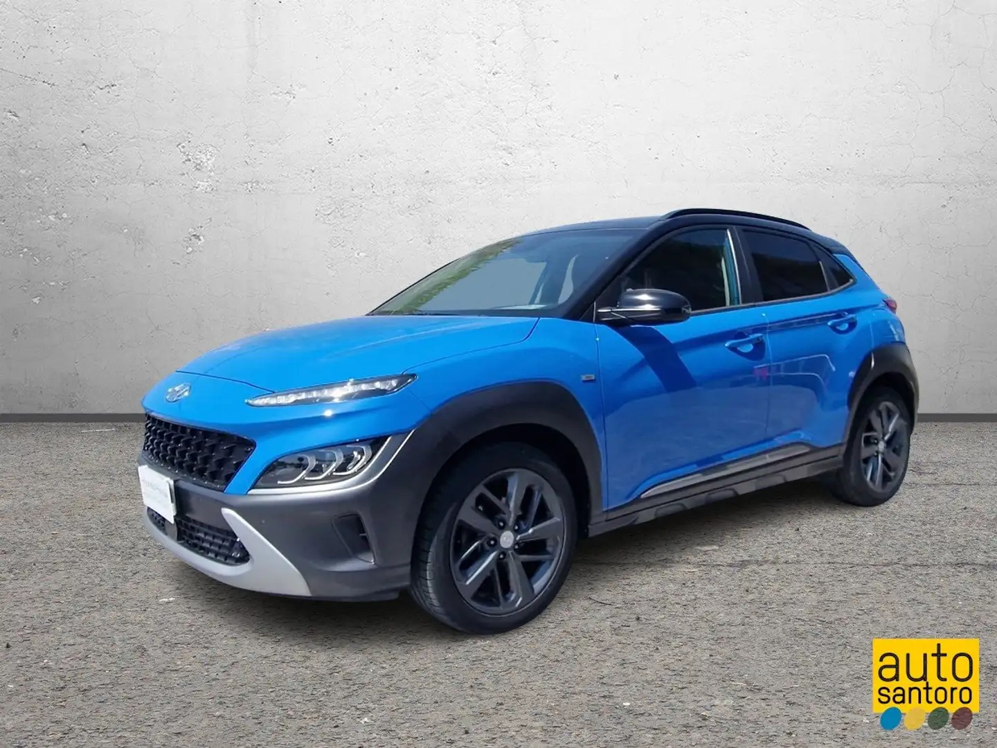 Hyundai KONA Kona 1.0 t-gdi 48V Xline 2wd 120cv imt Bleu - 1