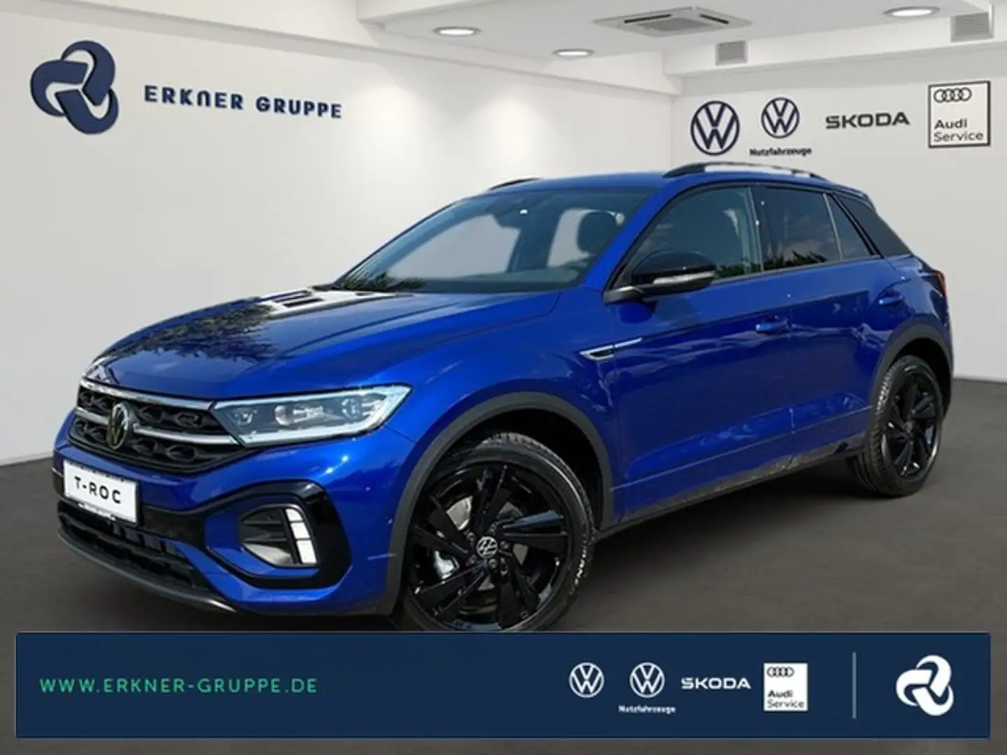 Volkswagen T-Roc 1.5TSI DSG R-Line AHK+KAMERA+SHZ+NAVI++ Blau - 1