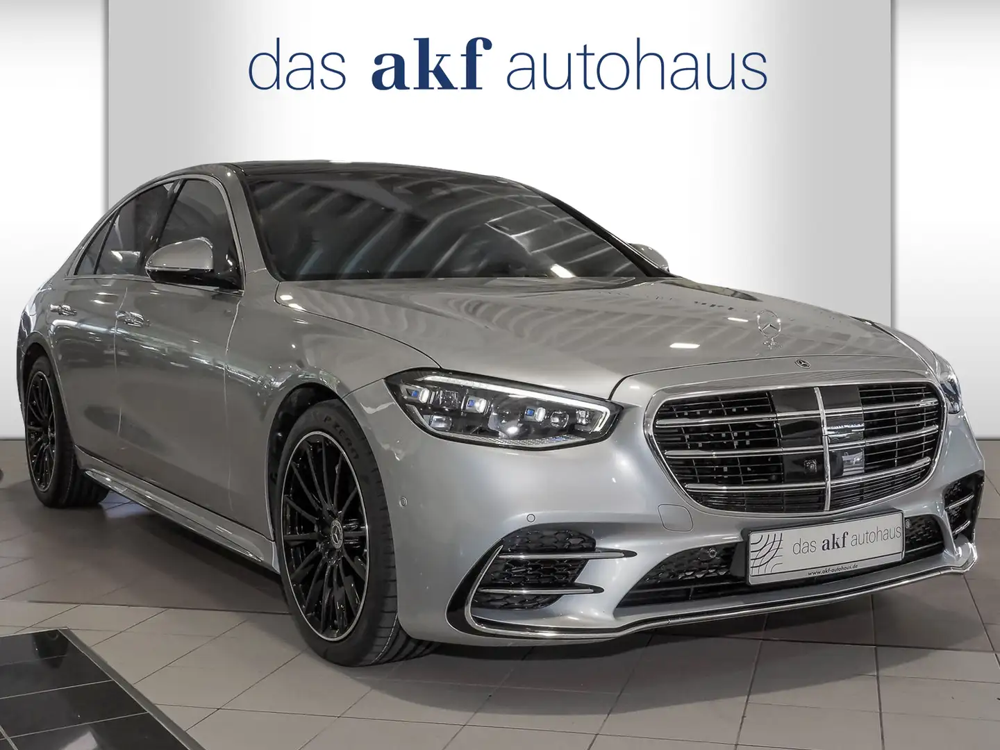 Mercedes-Benz S 580 4Matic AMG-Line-360°Kamera*Panorama*MBUX*Hea Argent - 2