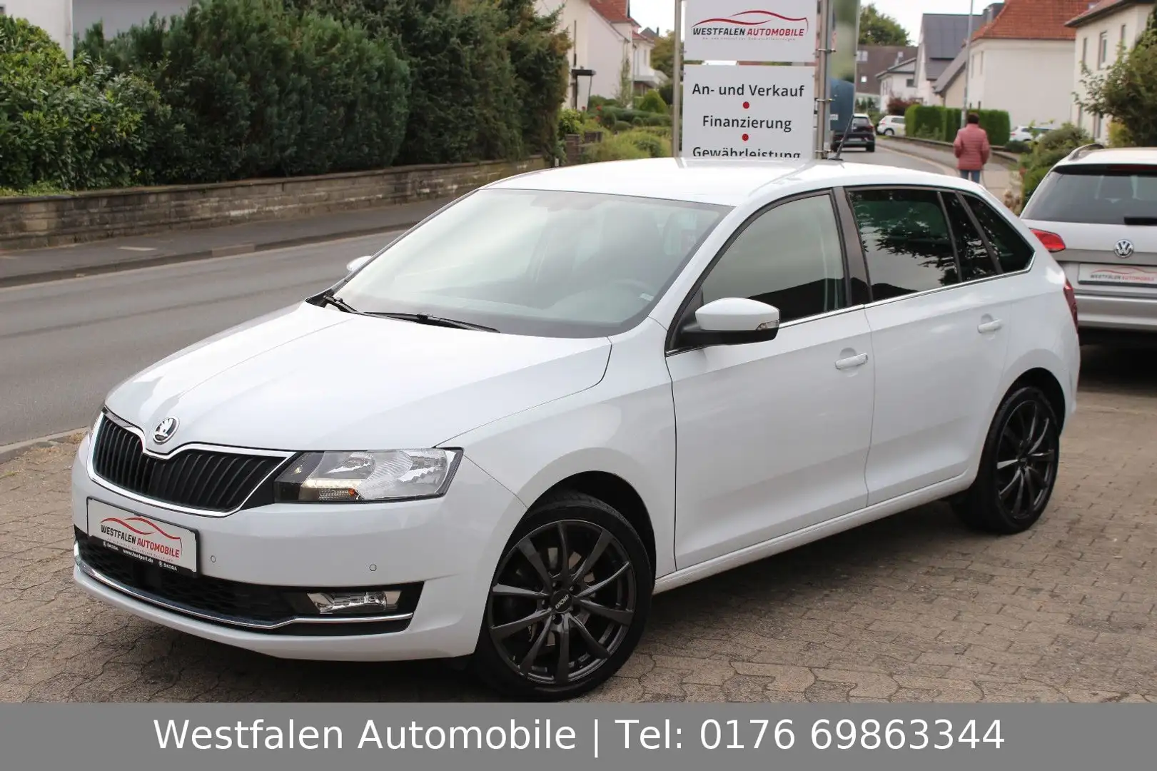 Skoda Rapid/Spaceback 1.0 TSI 110PS Ambition|Sportsitze|Shz|PDC Weiß - 2