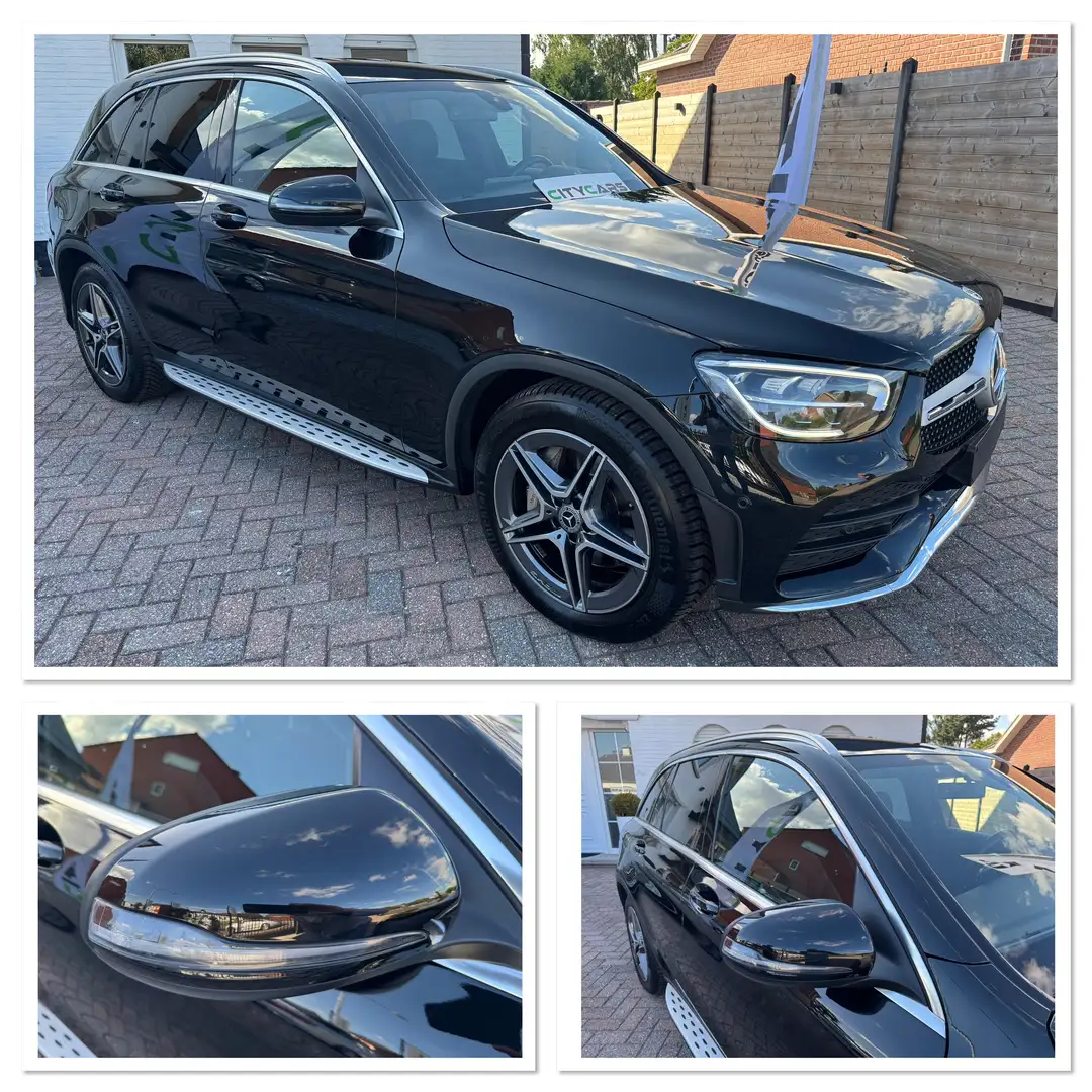 Mercedes-Benz GLC 300 d 4MATIC 9G-TR///AMG-PACK-LEDER-LED-TREKHAAK-EU6d! Schwarz - 2