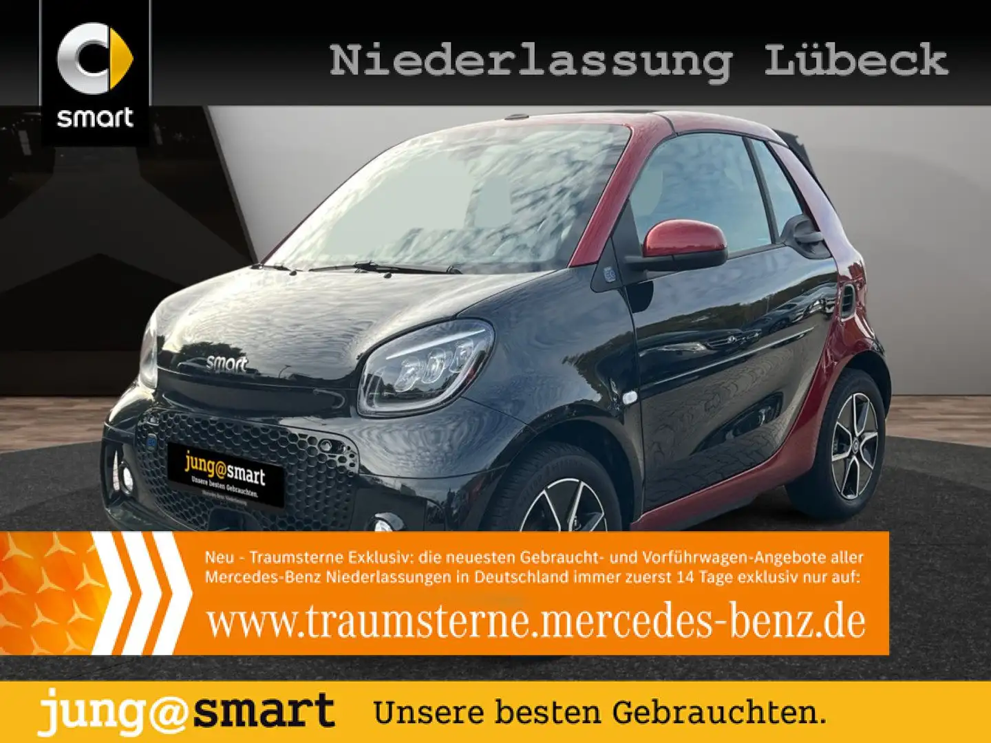 smart forTwo EQ 60kWed passion SHZ PDC+Kamera Ambiente Schwarz - 1