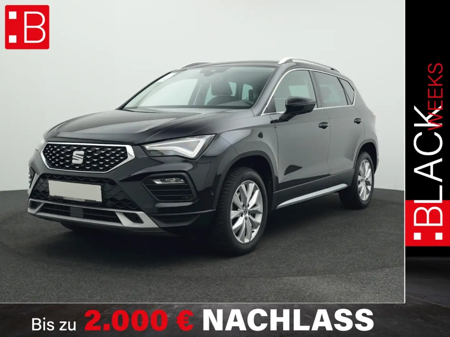SEAT Ateca 1.5 TSI DSG Xperience - LEA Ab 279EUR mtl. NAVI LE Schwarz - 1