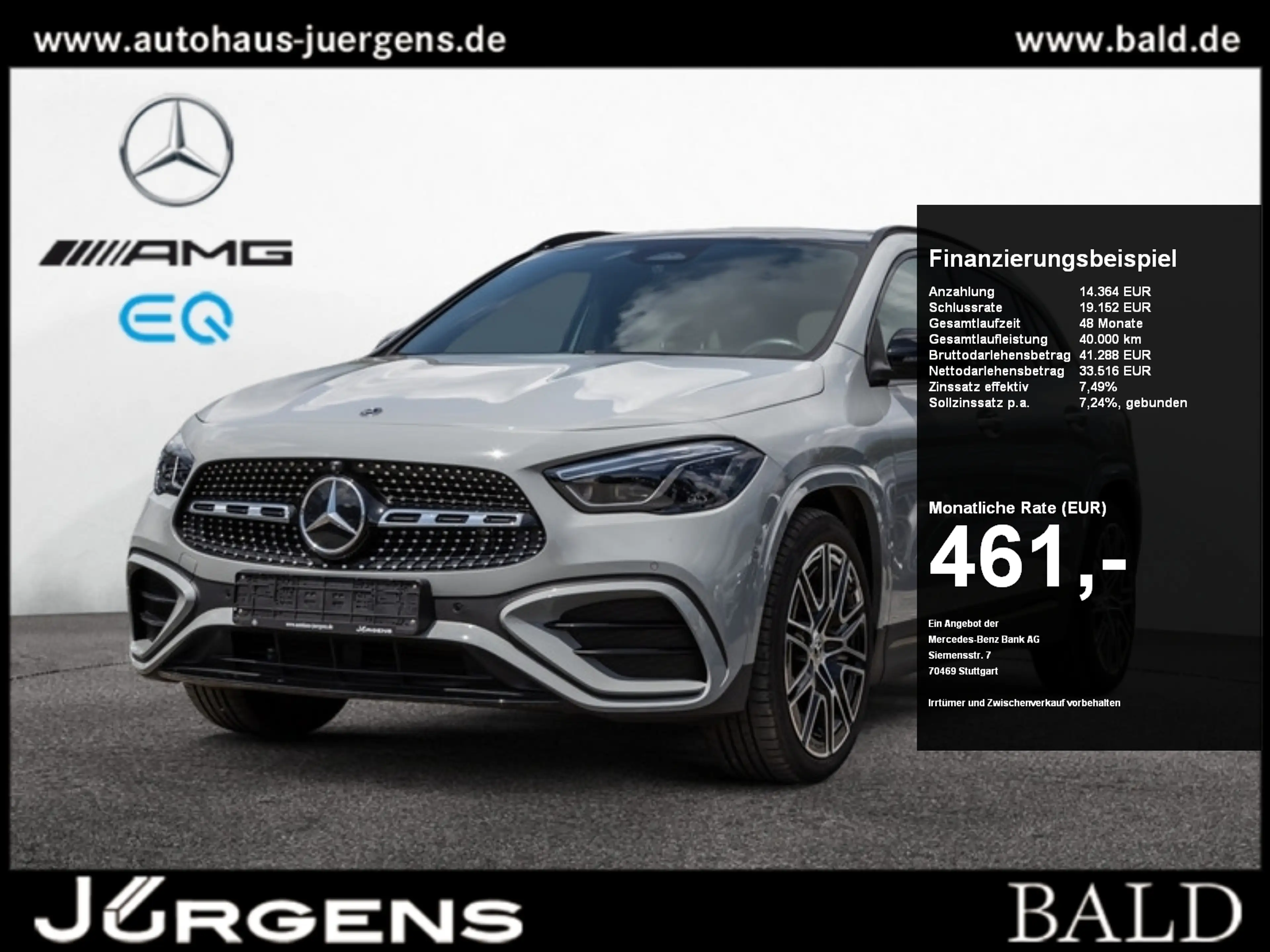 Mercedes-Benz GLA 220 d 4M AMG-Sport/MLB/360/Pano/AHK/Night/20