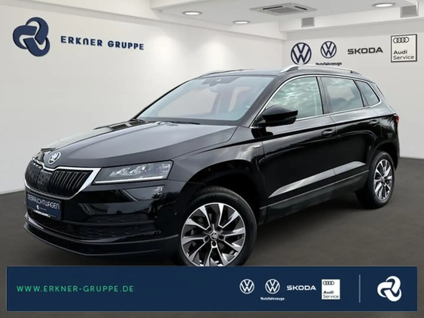 Skoda Karoq 1.5TSI DSG Clever LED+ACC+PARKLENK+++ Zwart - 1