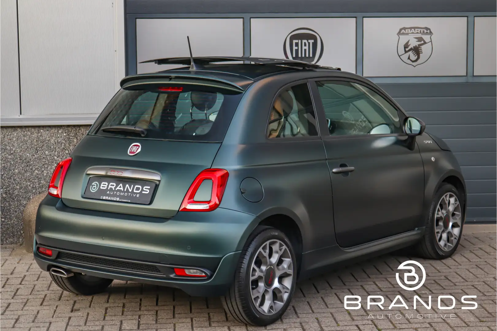 Fiat 500 1.0 Hybrid Sport 1e eig Vol opties Unieke kleur Ga Vert - 2