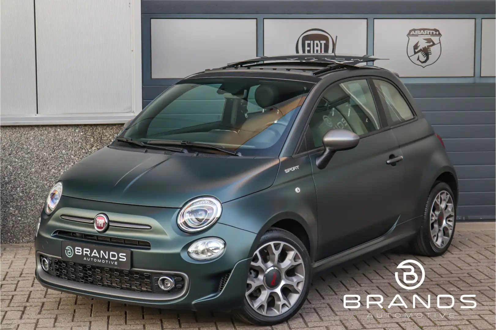 Fiat 500 1.0 Hybrid Sport 1e eig Vol opties Unieke kleur Ga Vert - 1