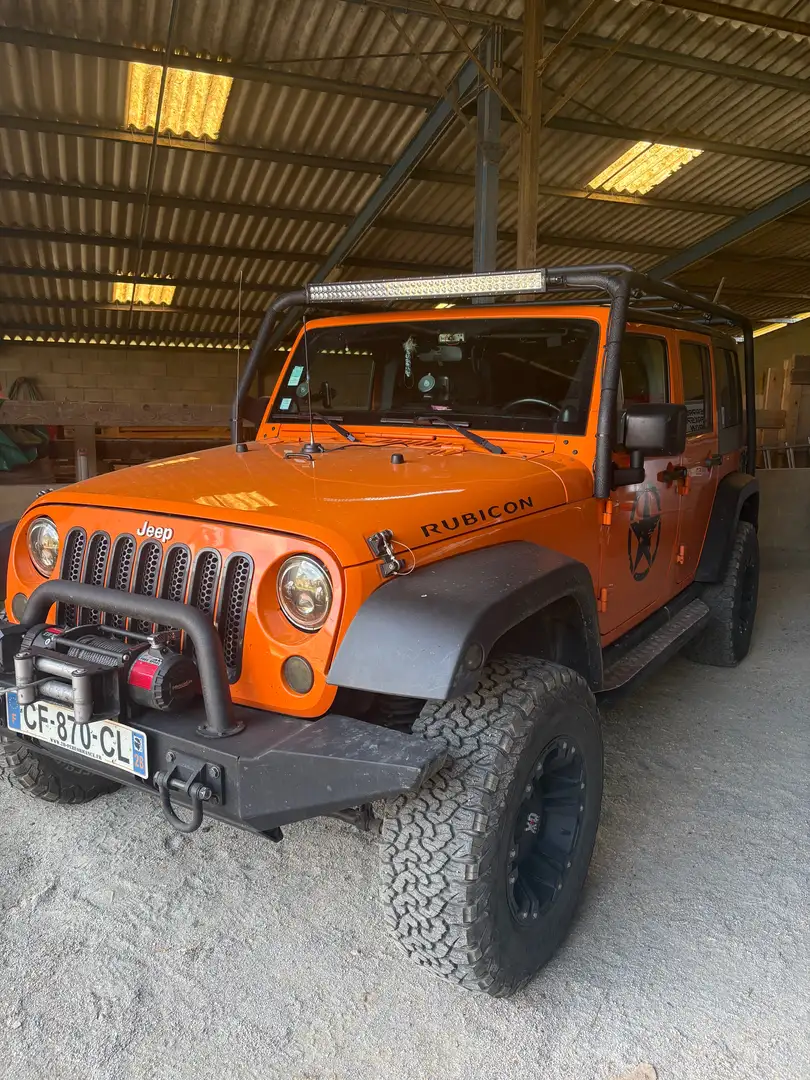 Jeep Wrangler Wrangler V6 3.6 Pentastar 284 Unlimited Sahara A Orange - 1