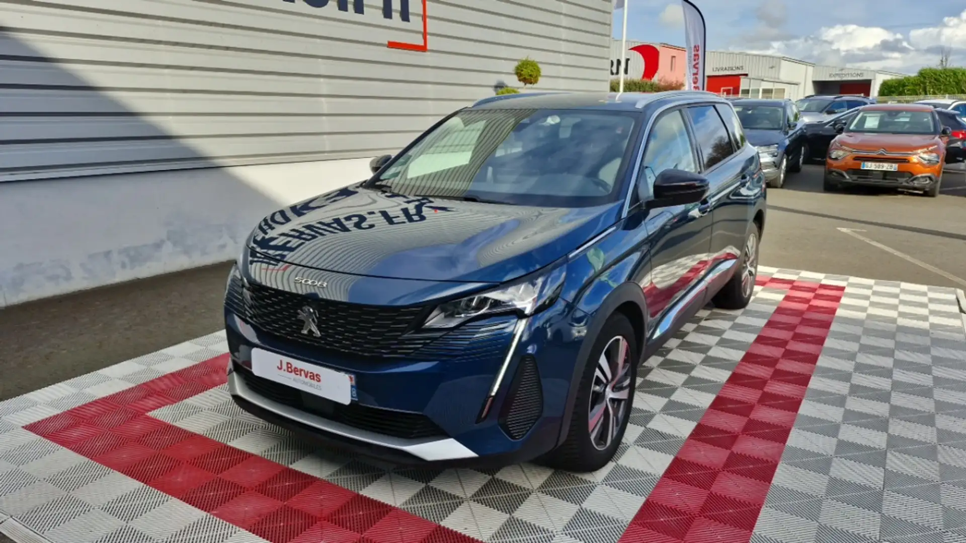 Peugeot 5008 BLUEHDI 130CH SS BVM6 ALLURE PACK Bleu - 2