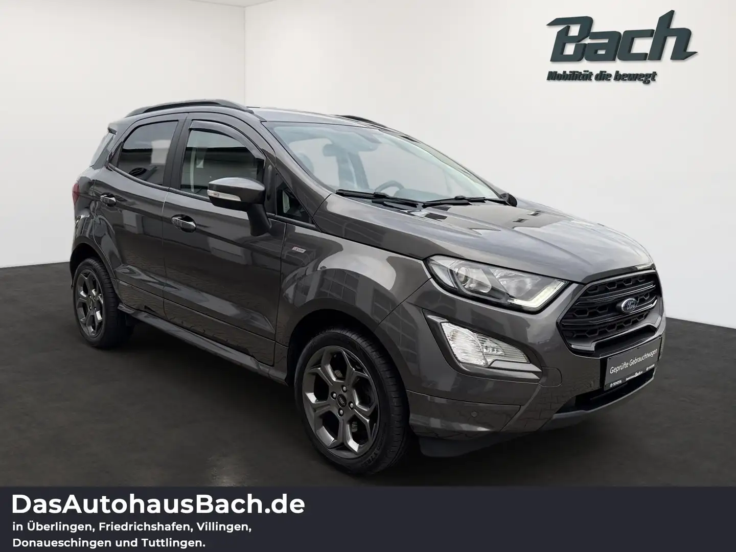 Ford EcoSport 1.0 EcoBoost ST-Line Navi+SHZ+KlimaA+LM Grijs - 2