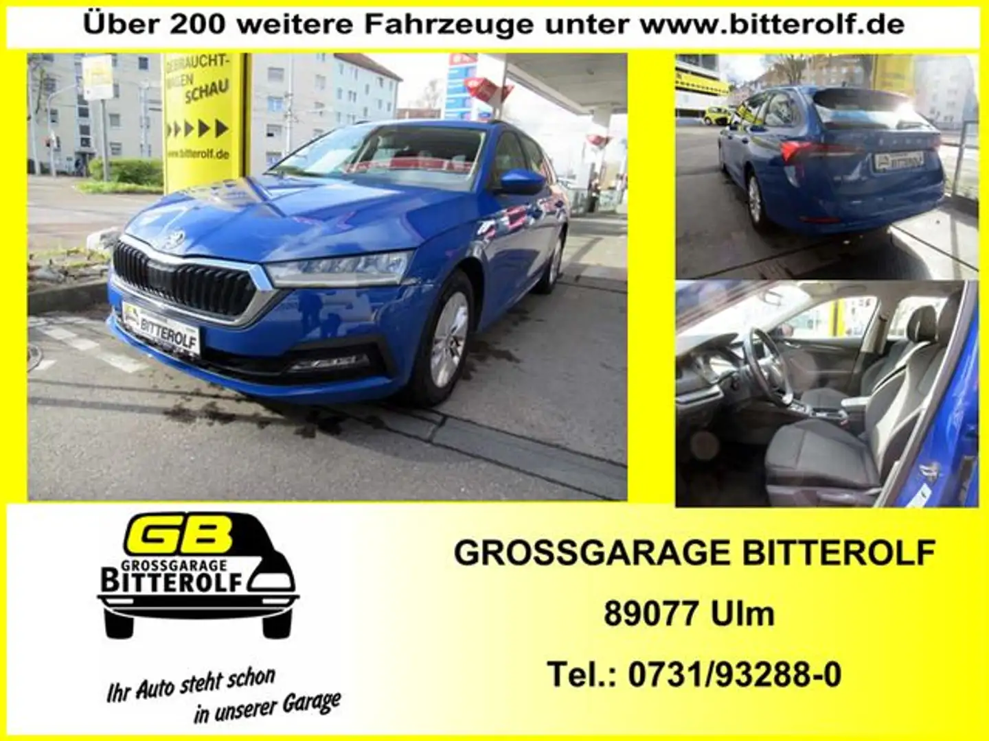 Skoda Octavia Combi 2.0 TDI DSG Ambit AHK/PDC/LED/Temp Blau - 1