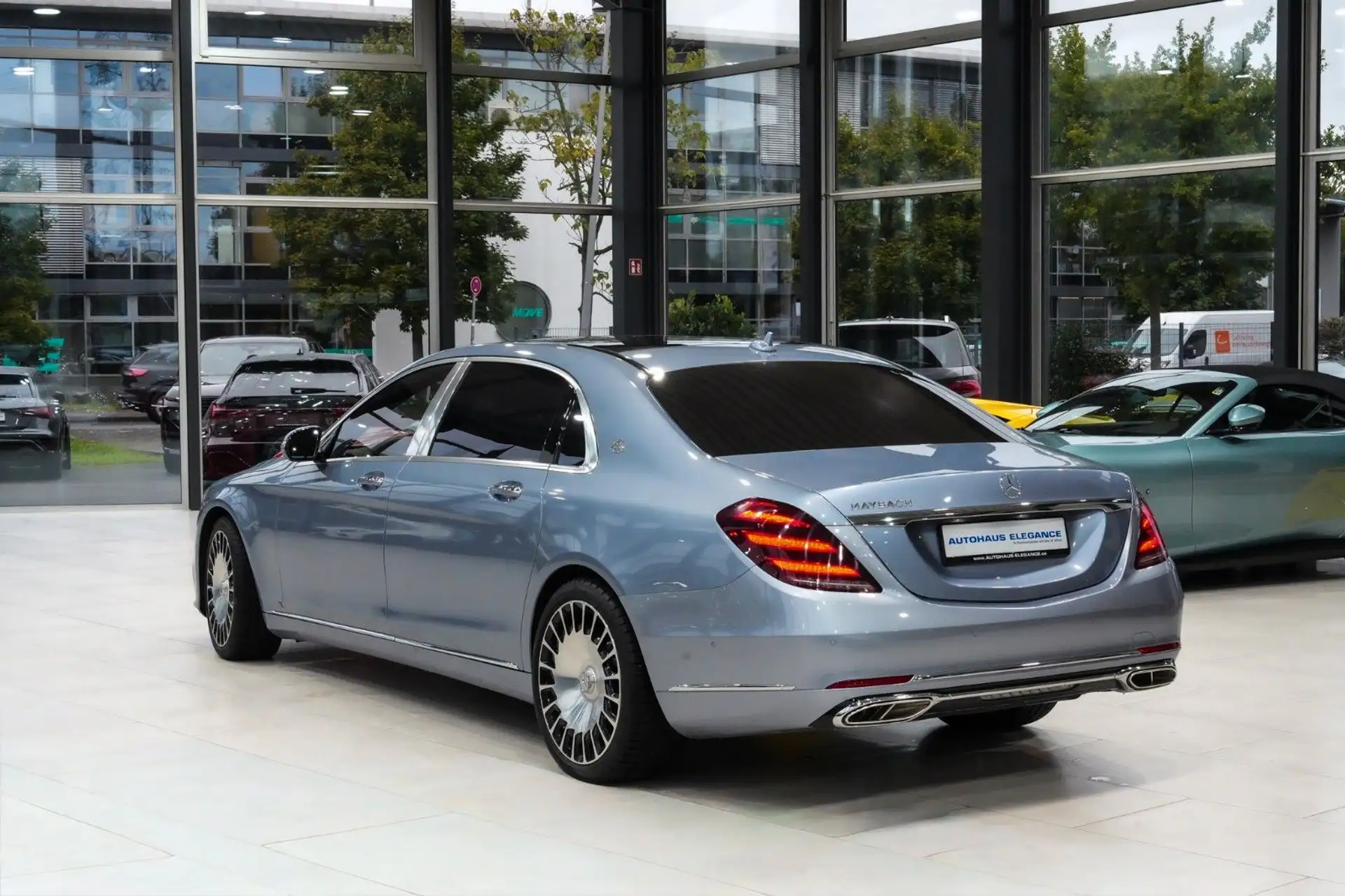 벤츠 S-클래스 S 560 2019 파랑 사진 8
