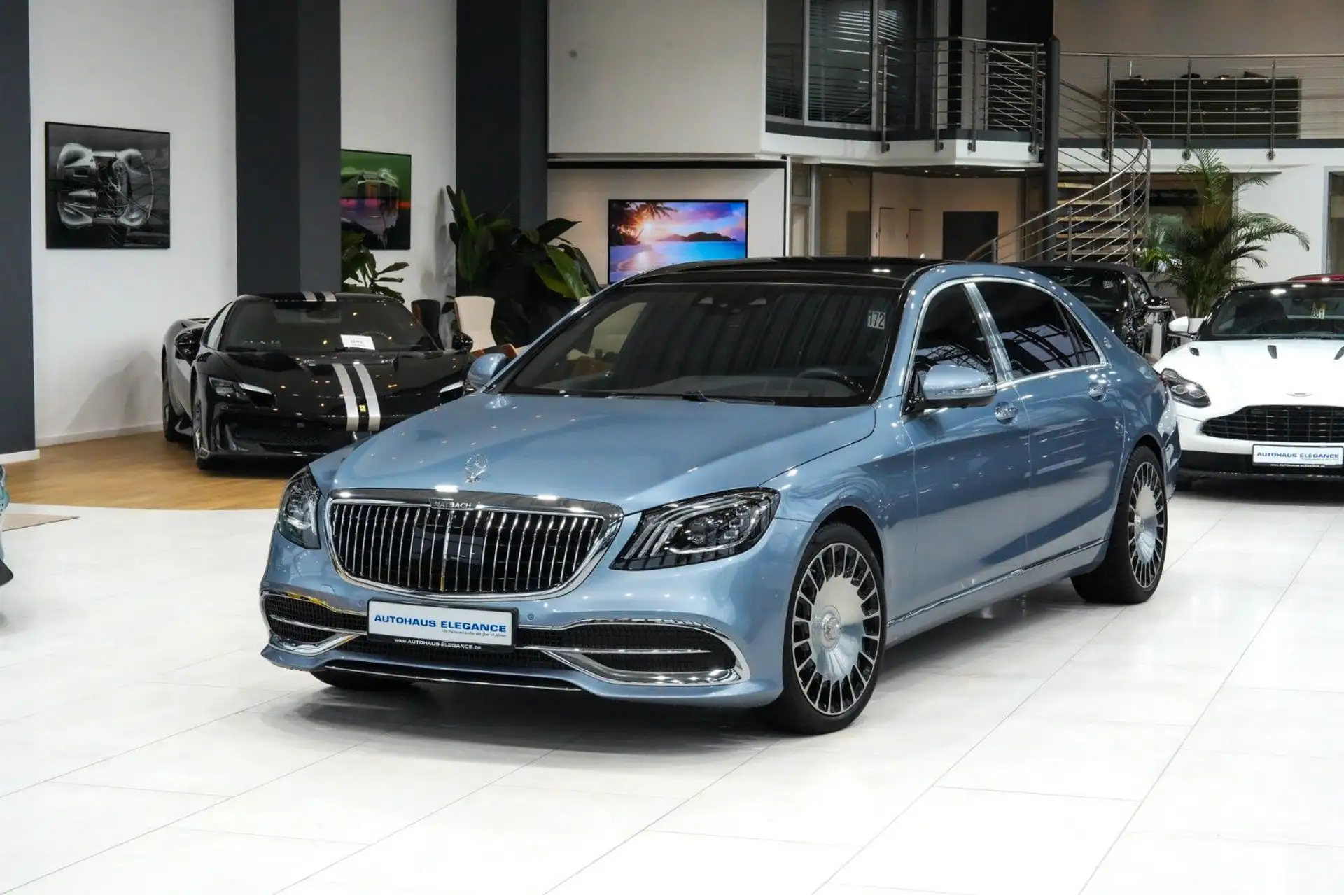 벤츠 S-클래스 S 560 2019 파랑 사진 7