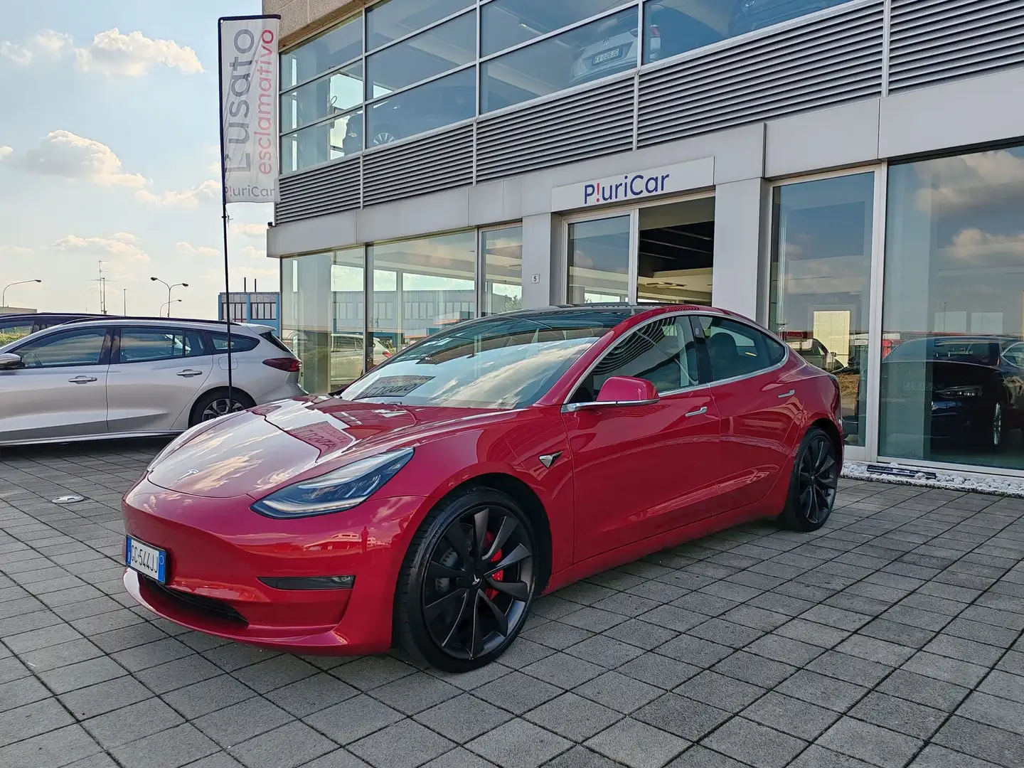 Tesla Model 3 Long Range Performance AWD FariLED Tetto Cerchi20 Rosso - 1