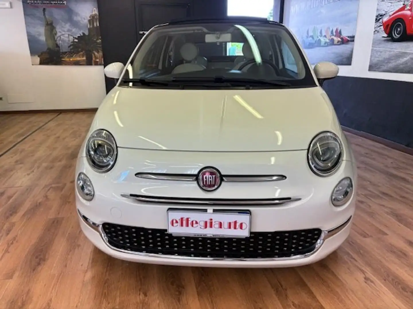 Fiat 500C 500C 1.2 Lounge 69cv dualogic x Neopatentati Blanc - 2