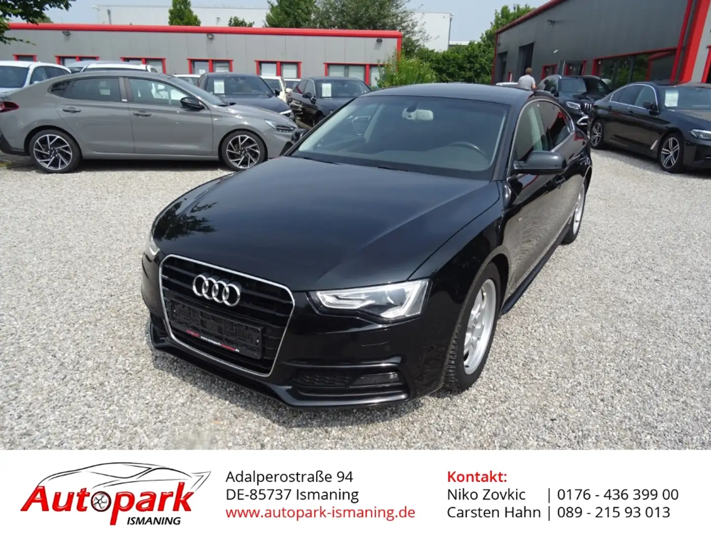 Audi A5 Sportback 2.0 TDI DPF S line Navi BiXenon ACC Schwarz - 1