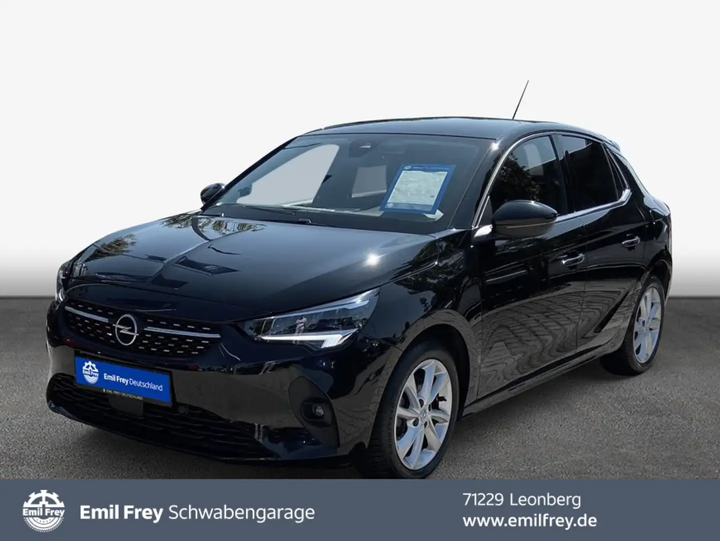 Opel Corsa 1.2 Aut. Elegance *PDC *RFK *SHZ Schwarz - 1