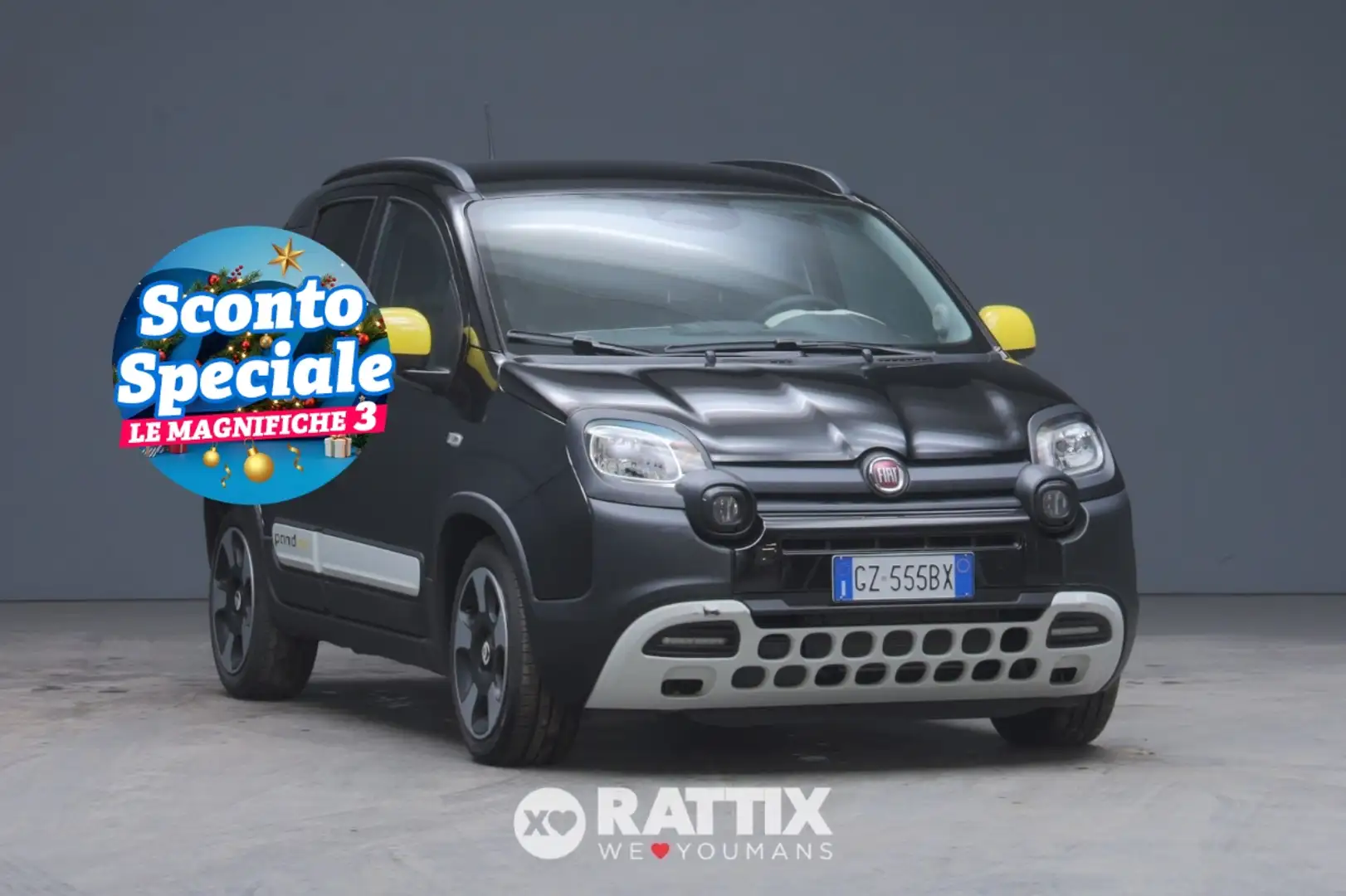 Fiat Panda Pandina 1.0 firefly hybrid 70CV Cross Noir - 1