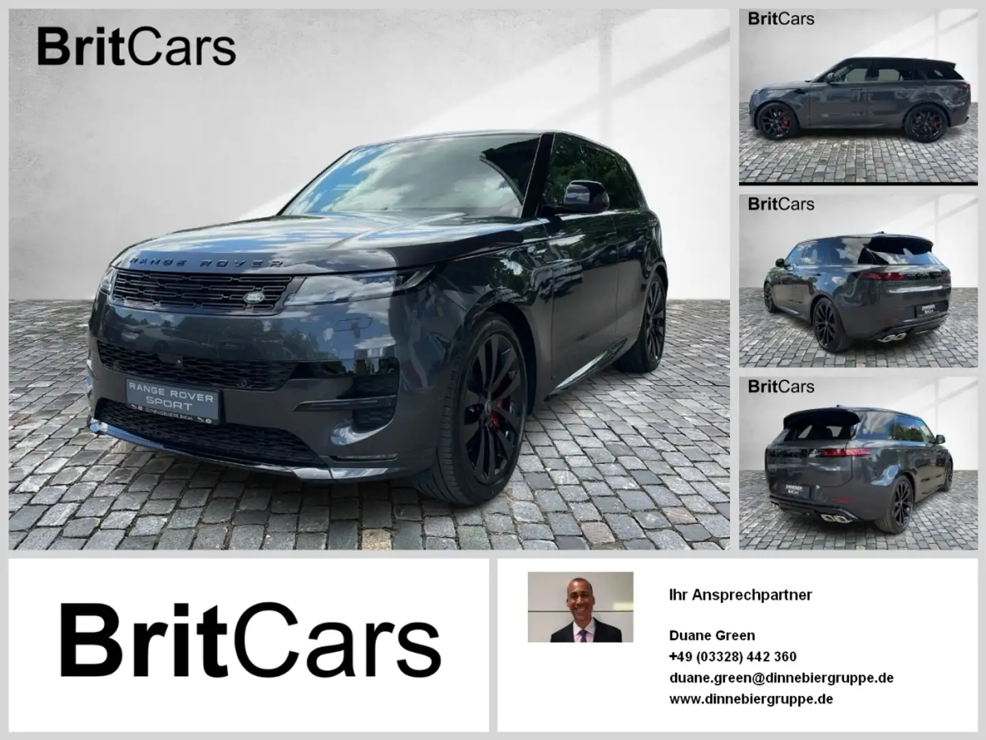 Land Rover Range Rover Sport P530 Autobiography AHK,Winter. Grijs - 1