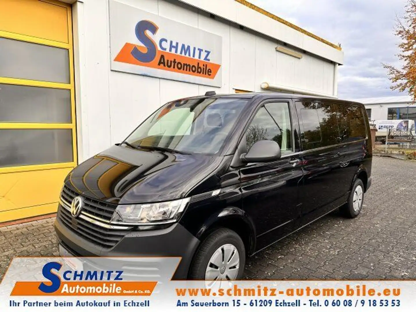 Volkswagen T6 Transporter T6.1 2.0TDI DSG Kombi LR Navi/PDC/9Sitze/AHK Schwarz - 1