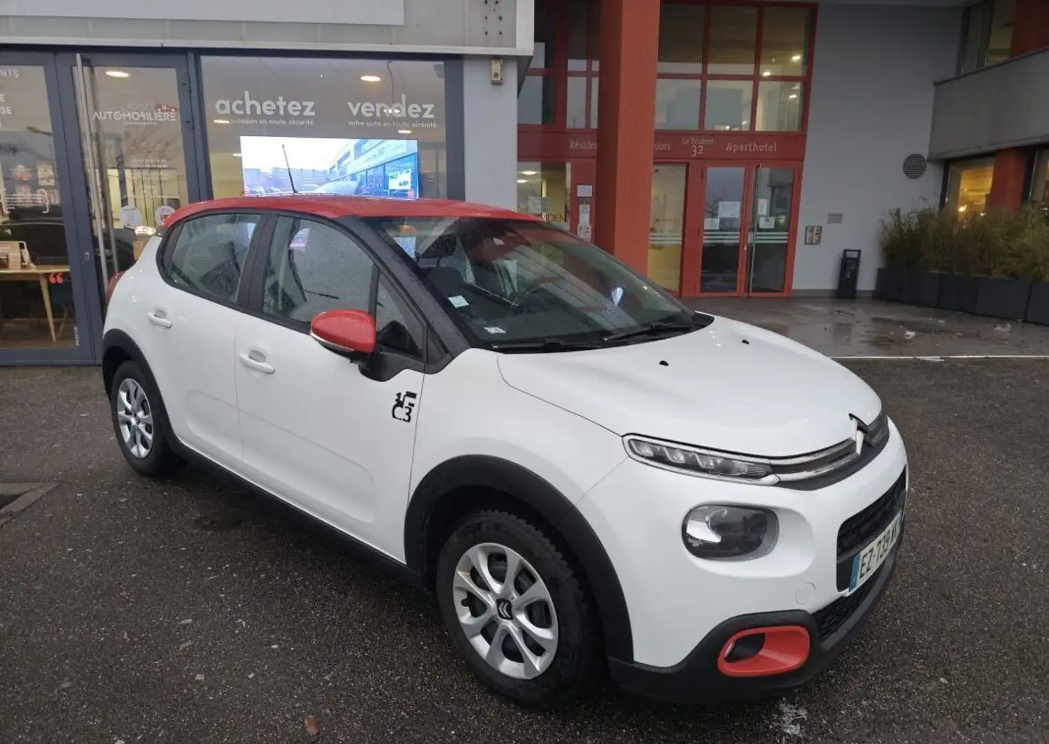 Citroen C3 Citroën Graphique Blanc - 1