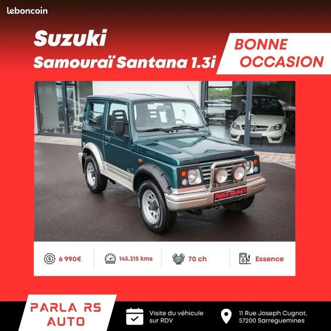 Suzuki Samurai Samouraï Santana 1.3i 70ch Vert - 1