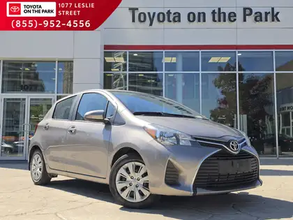 Gray 2015 Toyota Yaris Hatchback Front-Wheel Drive Automatic