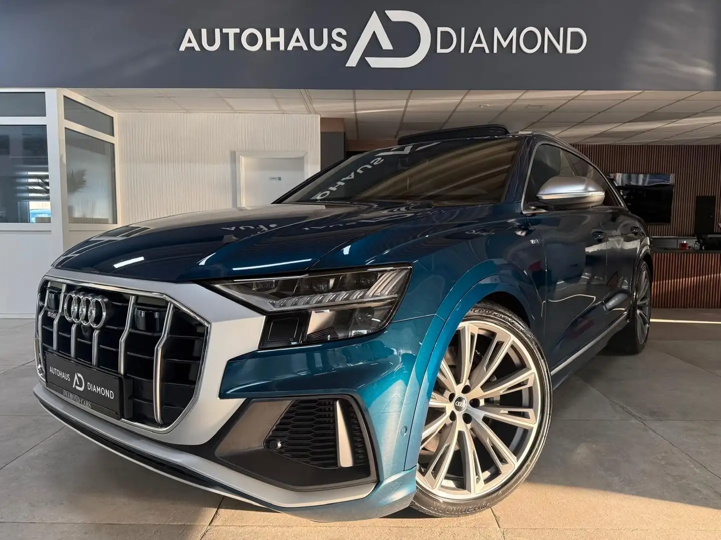 Audi SQ8 4.0 TDI quattro * 23ZOLL* PANO *RAUTE * Blau - 2