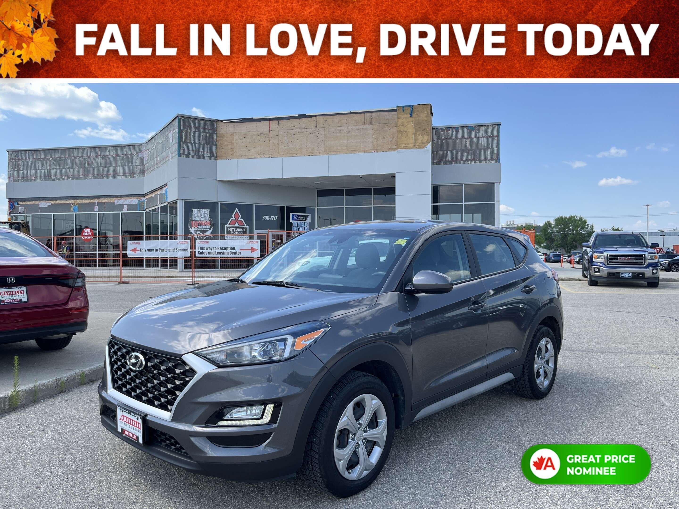Gray 2020 Hyundai Tucson SUV / Crossover  6-Speed Automatic