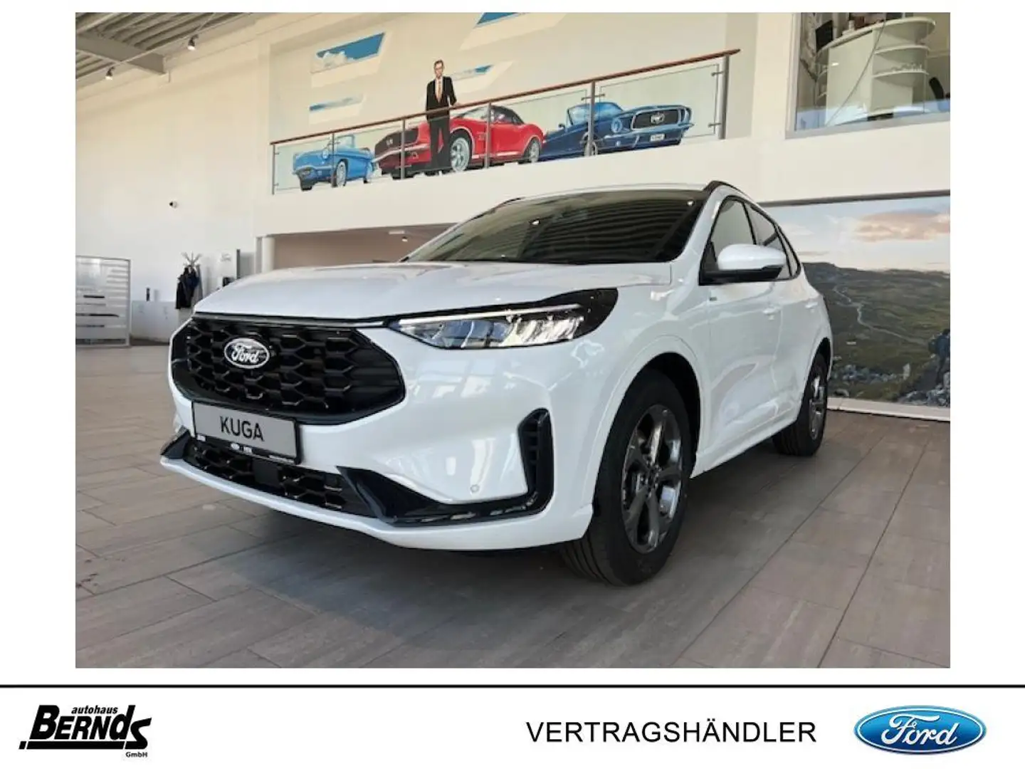 Ford Kuga 2.5 FHEV ST-LINE NAVI LED BC KAMERA SHZ Winter Pkt Weiß - 1