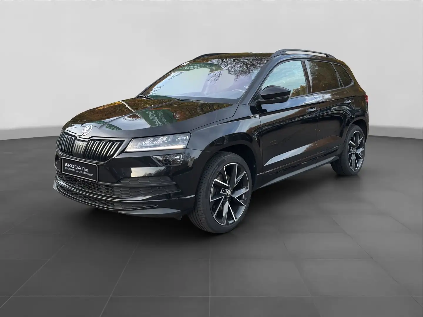 Skoda Karoq 2.0 TSI DSG 4x4 SPORTLINE LM19 CANTON KAME Schwarz - 2