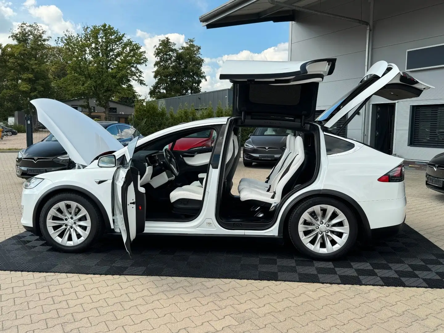 Tesla Model X MODEL X 100D | CCS | WHITE SEAT | 7SEATER | Weiß - 2