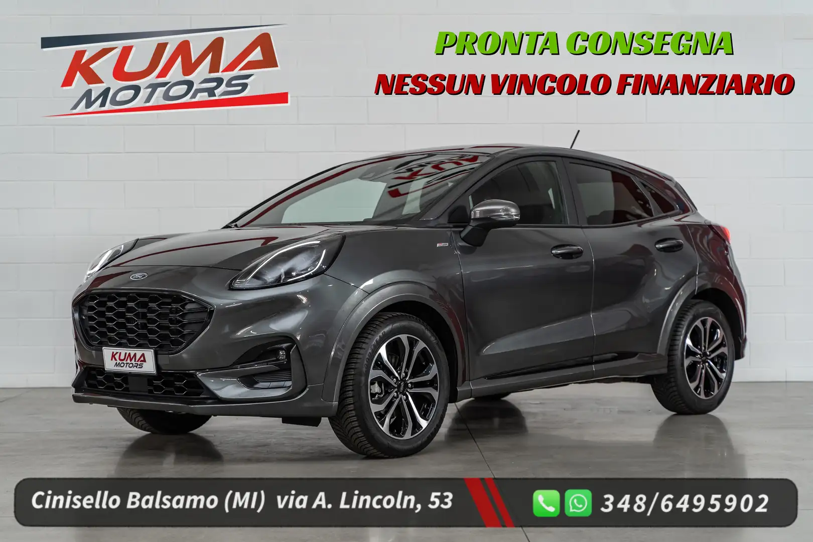 Ford Puma 1.0 125cv ST line Hybrid automatica Gris - 1